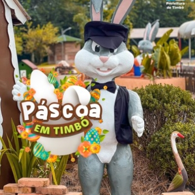 PÁSCOA NO PARQUE TRAZ PROGRAMAÇÃO ESPECIAL PARA TODA A FAMÍLIA EM TIMBÓ
