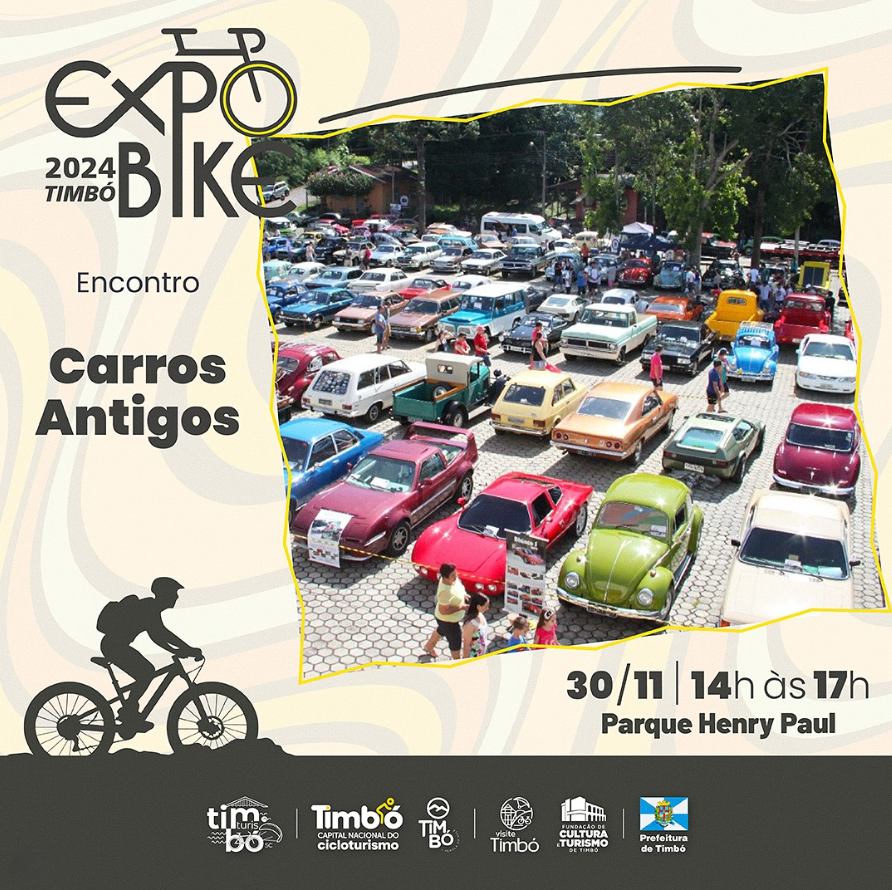 Encontro de Carros Antigos na ExpoBike