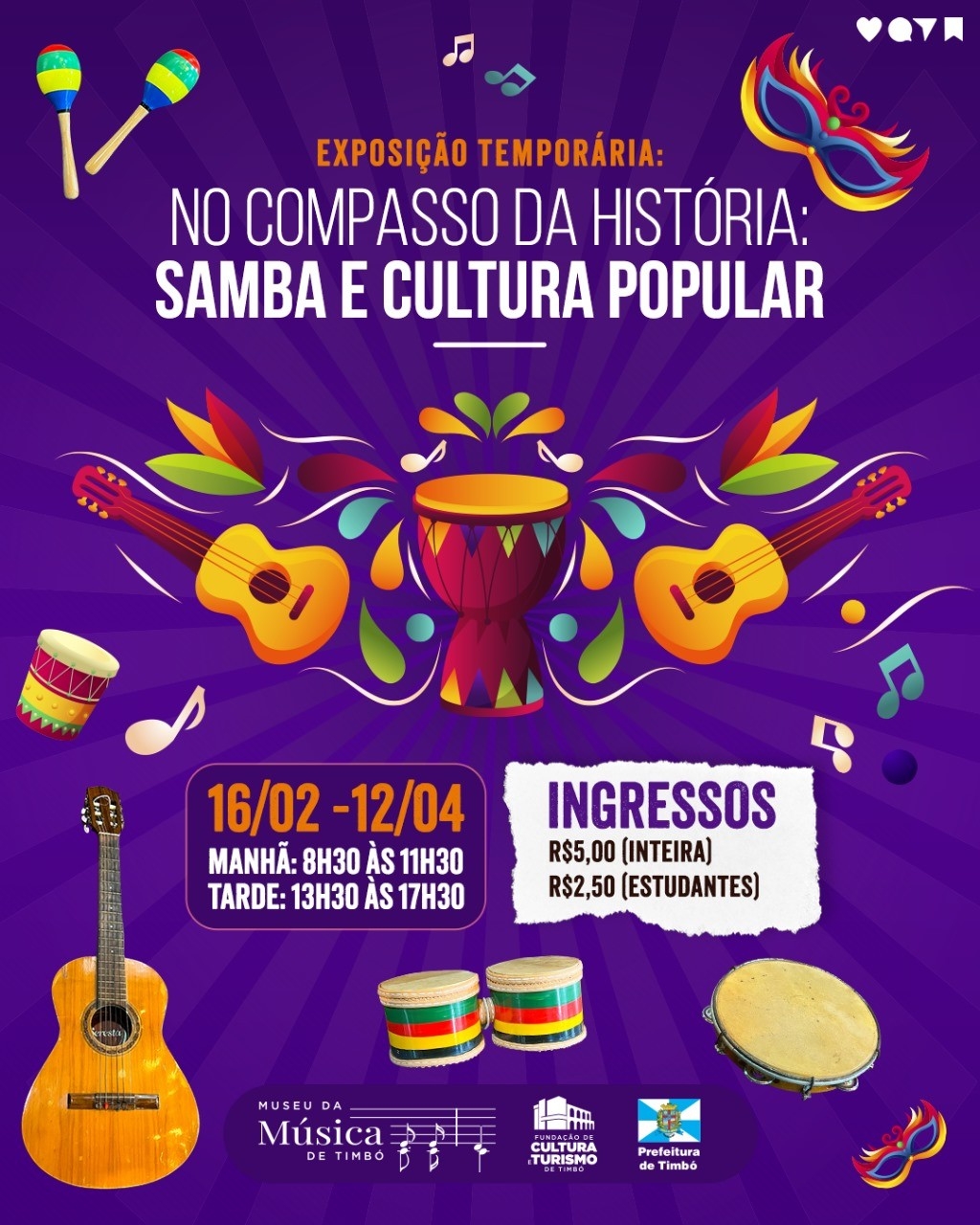 Museu da Música apresenta a exposição “No Compasso da História: Samba e Cultura Popular”